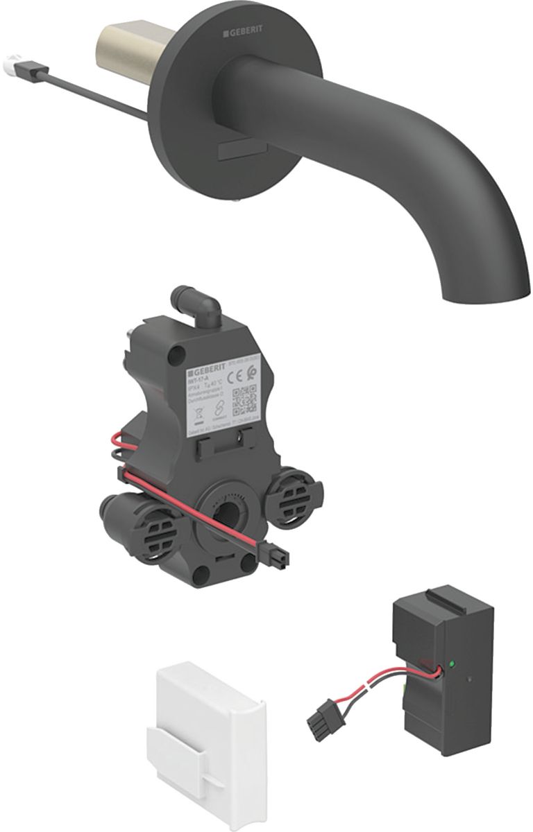 Geberit Piave Waschtischarmatur Unterputz Elektronisch schwarz 116.282.14.1