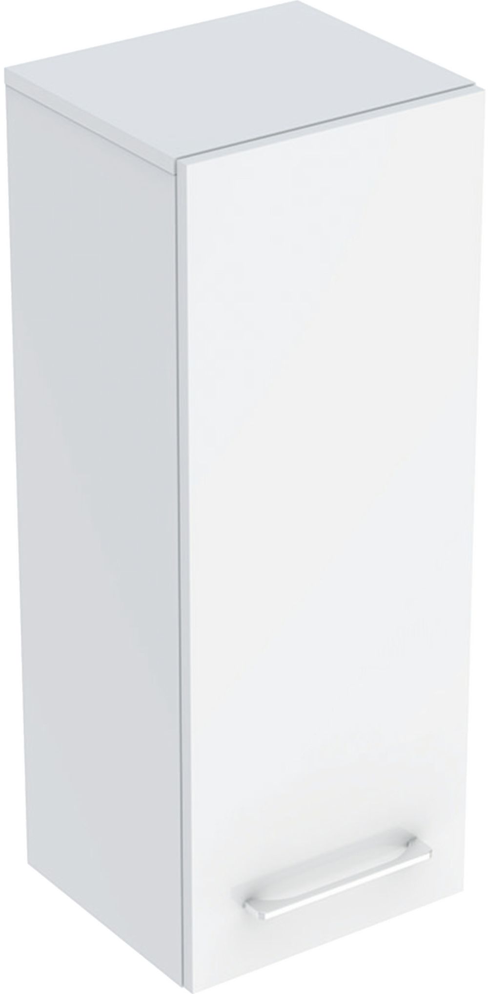 Geberit Selnova Square Badschrank 33x29.7x85 cm Seitenschrank hängend weiß 501.276.00.1