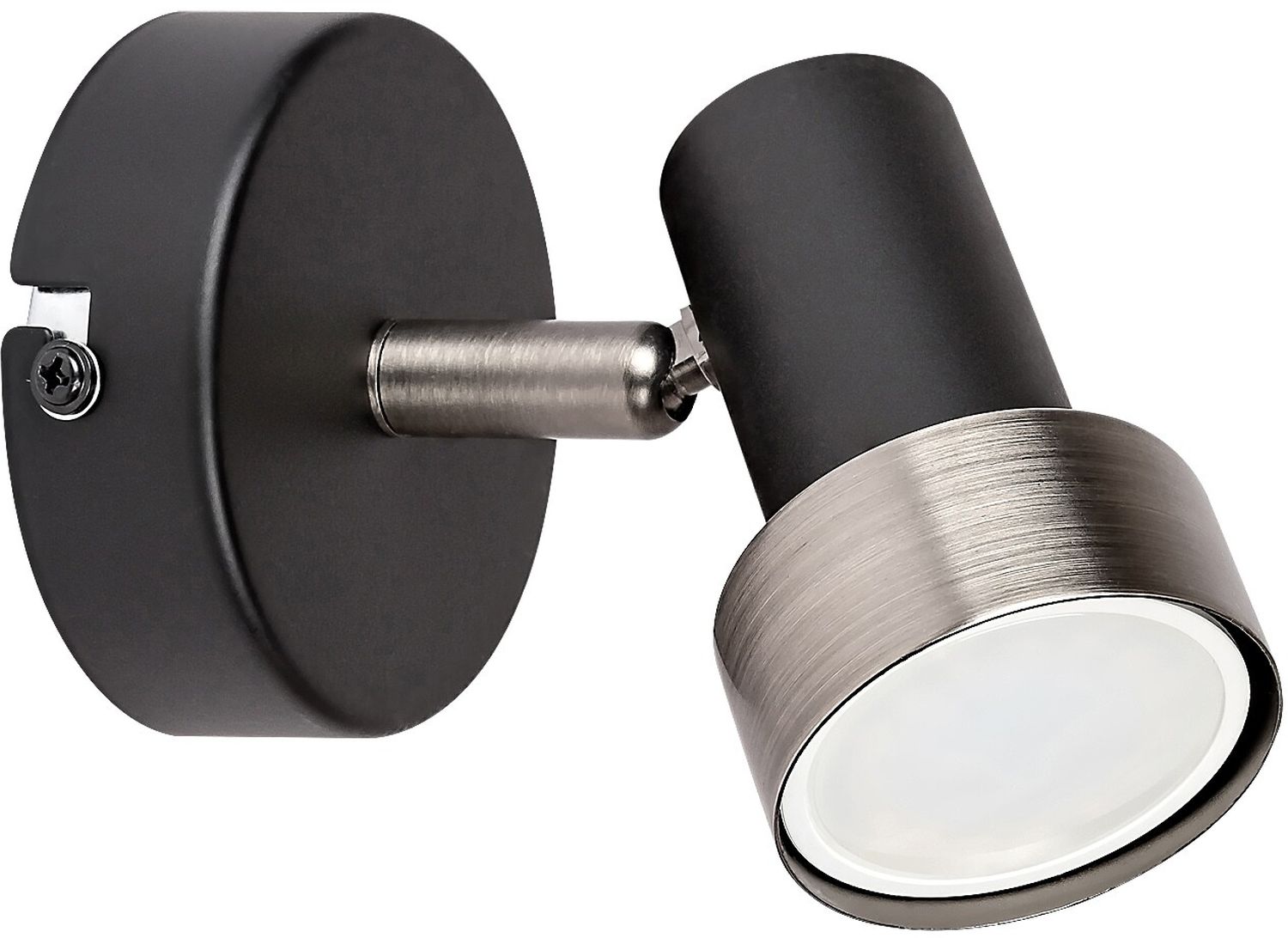 Rabalux Konrad Wandleuchte 1x50 W schwarz-silber 73011