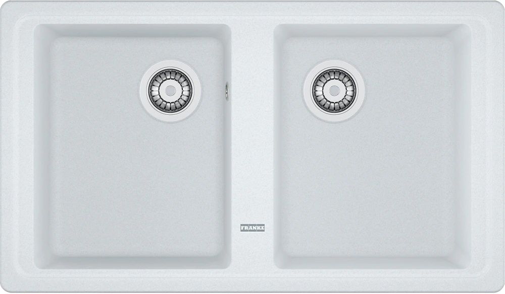Franke Basis Granitspüle 86x50 cm weiß 114.0676.270