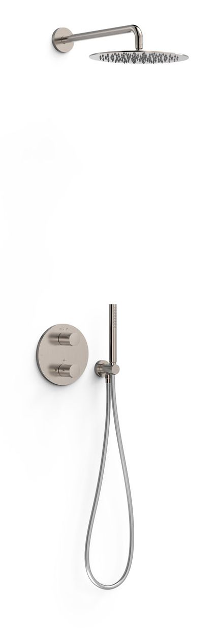 Tres Therm-Box duschset Unterputz mit Thermostat mit Regenbrause || 26225004AC