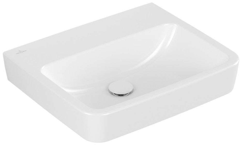 Villeroy & Boch O.Novo Waschbecken 55x46 cm rechteckig Klassisch weiß glanz 4A415801