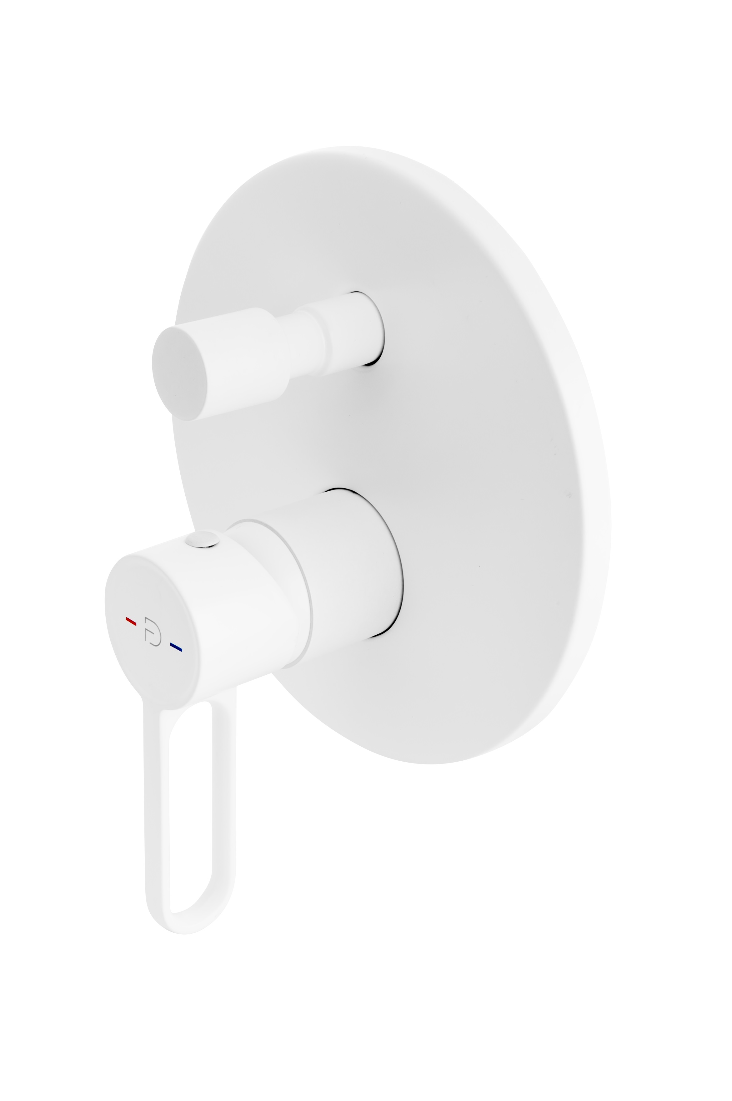 FDesign Zaffiro badewannen- und duscharmatur Unterputz weiß FD1-ZFR-7P-33