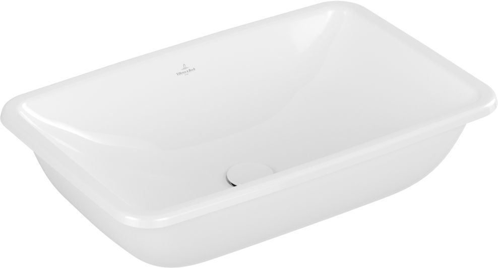Villeroy & Boch Loop & Friends Waschbecken 61.5x38 cm rechteckig Unterbauwaschbecken weiß glanz 4A580001