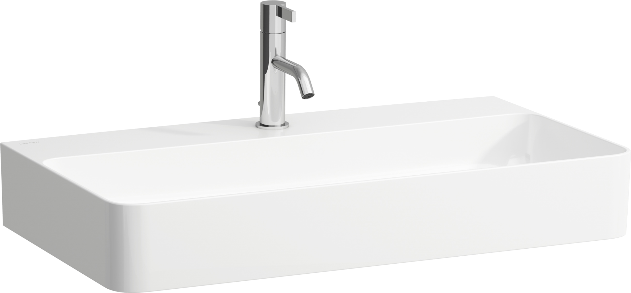 Laufen Val Waschbecken 75x42 cm rechteckig Klassisch weiß glanz H8102850001091