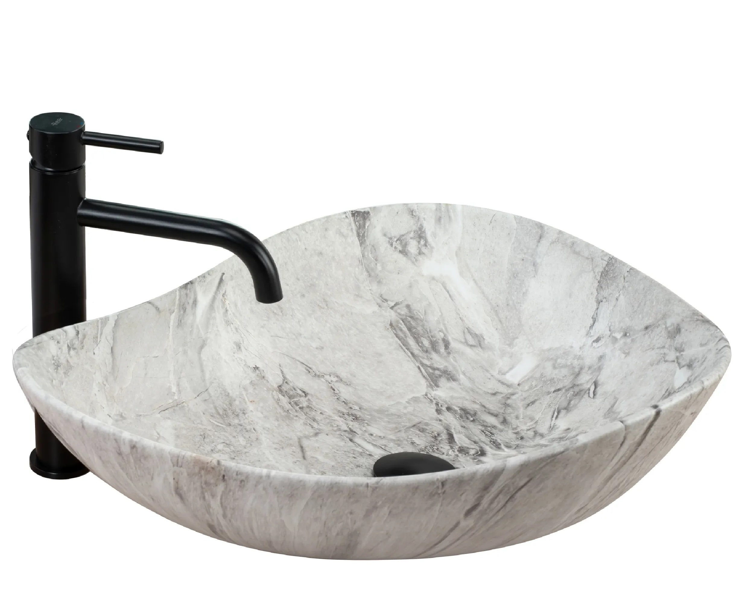Rea Dora Waschbecken 51.5x40 cm Aufsatzwaschbecken glanz REA-U5066