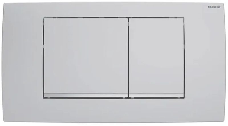 Geberit Twinline Betätigungsplatte für Toilette mattchrom 502.320.JR.1
