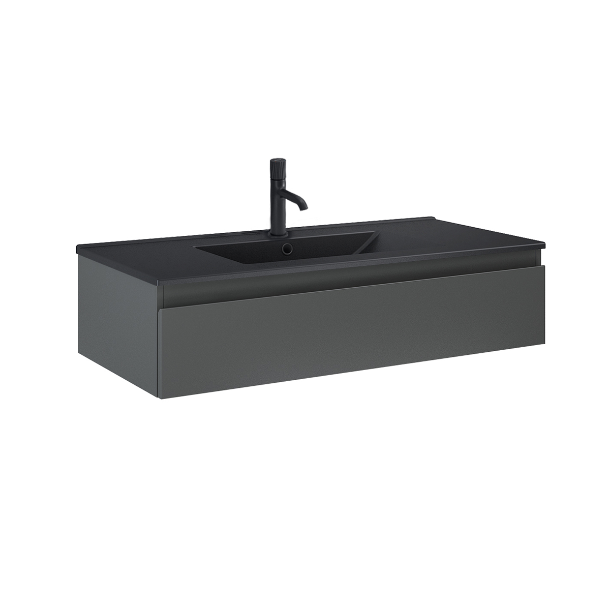 Set Waschbecken Oltens Vernal 41207300, Badschrank Oltens Vernal 60011400
