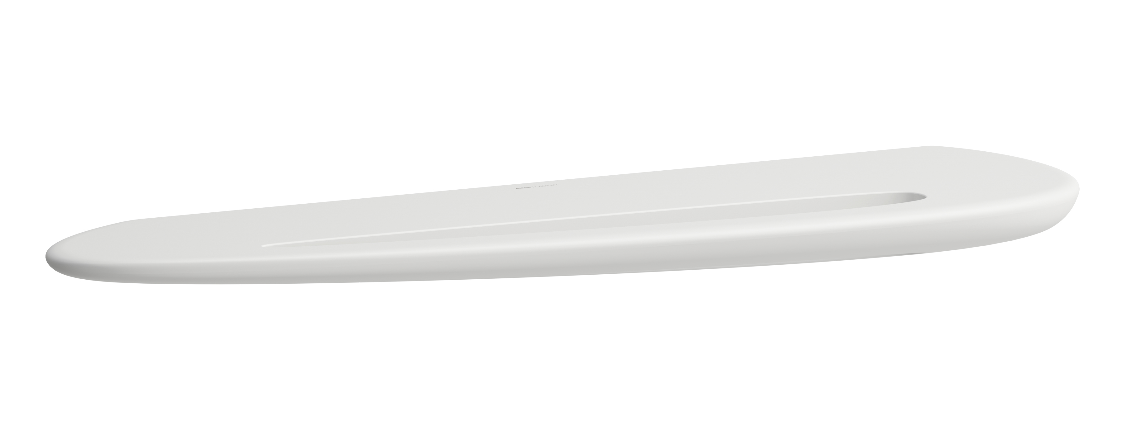 Laufen Il Bagno Alessi Badezimmerregal 63 cm weiß H8709727570001