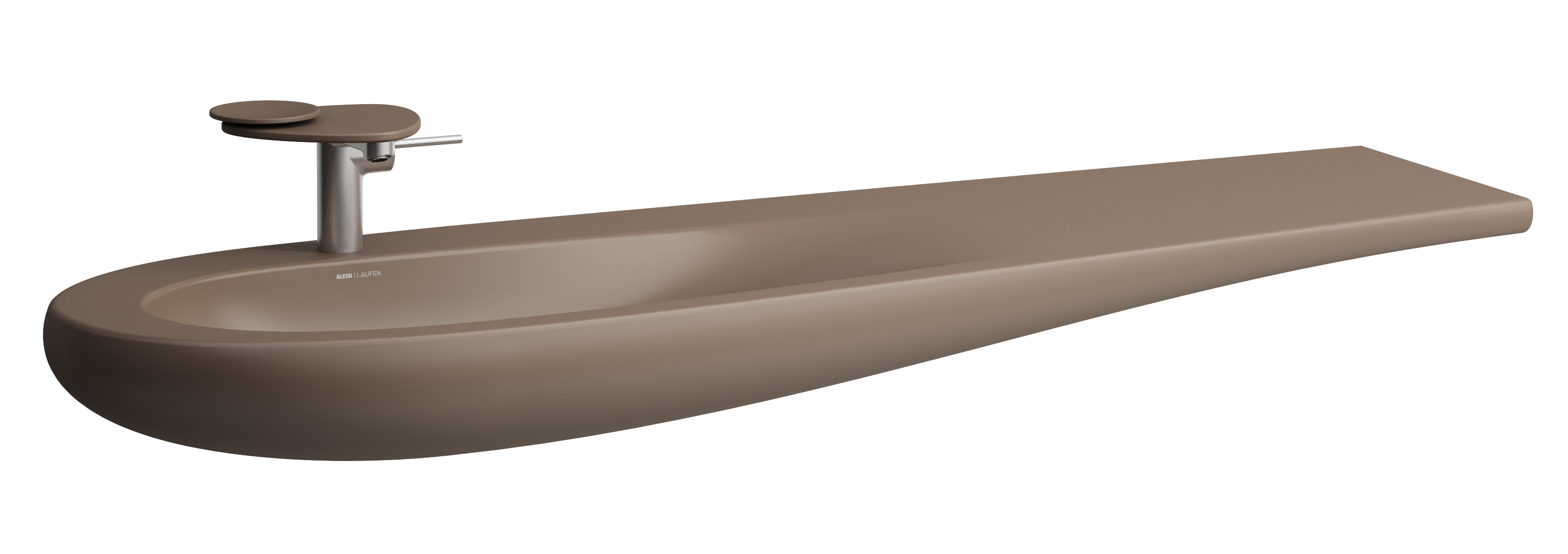 Laufen Il Bagno Alessi Waschbecken 160x50 cm Klassisch-Möbel braun/beige matte H8149711881041