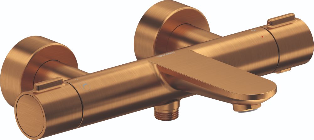 Duravit Wave Badewannen- und Duscharmatur Wandmontage mit Thermostat || WA5220000004