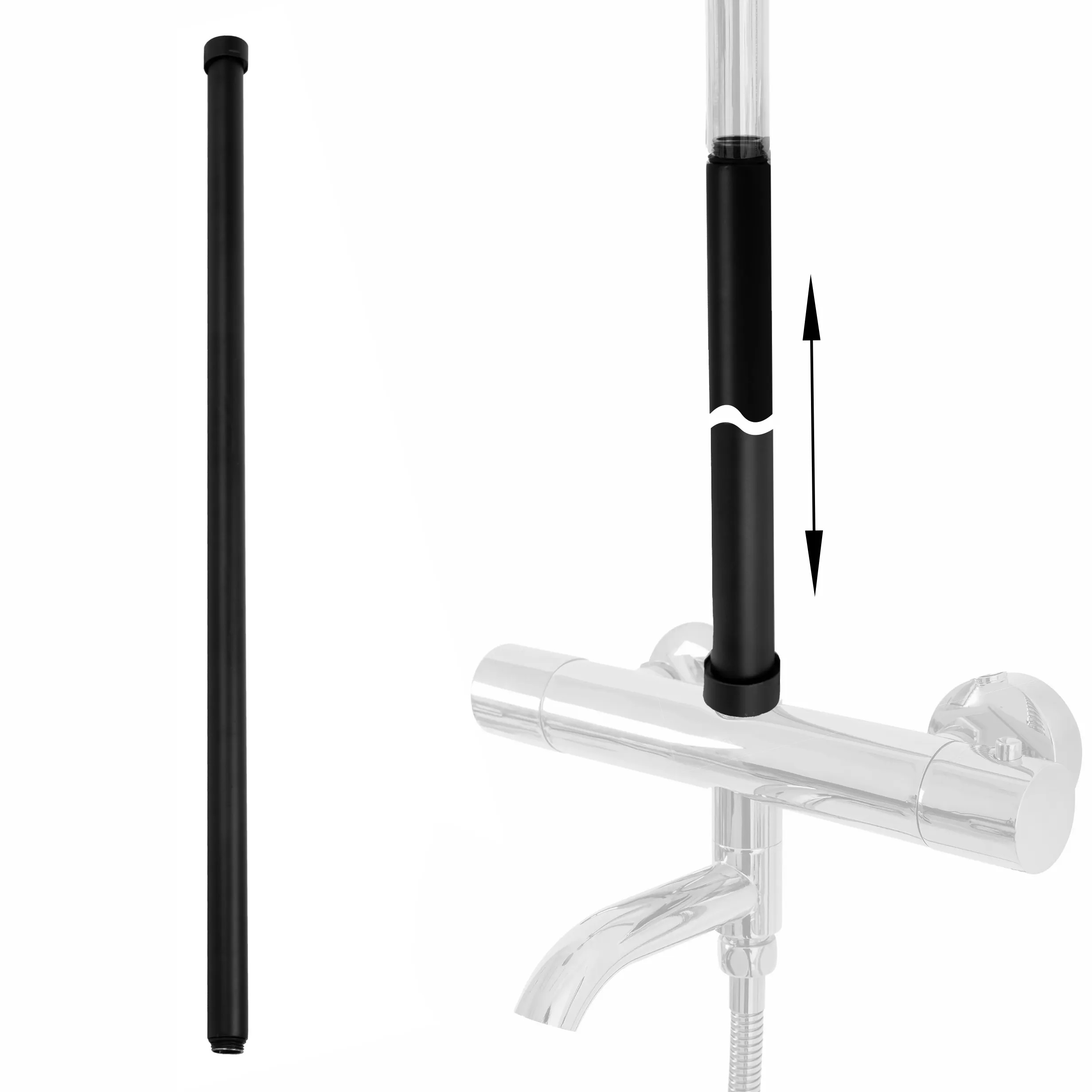 Rea verlängerung schwarz REA-K6650
