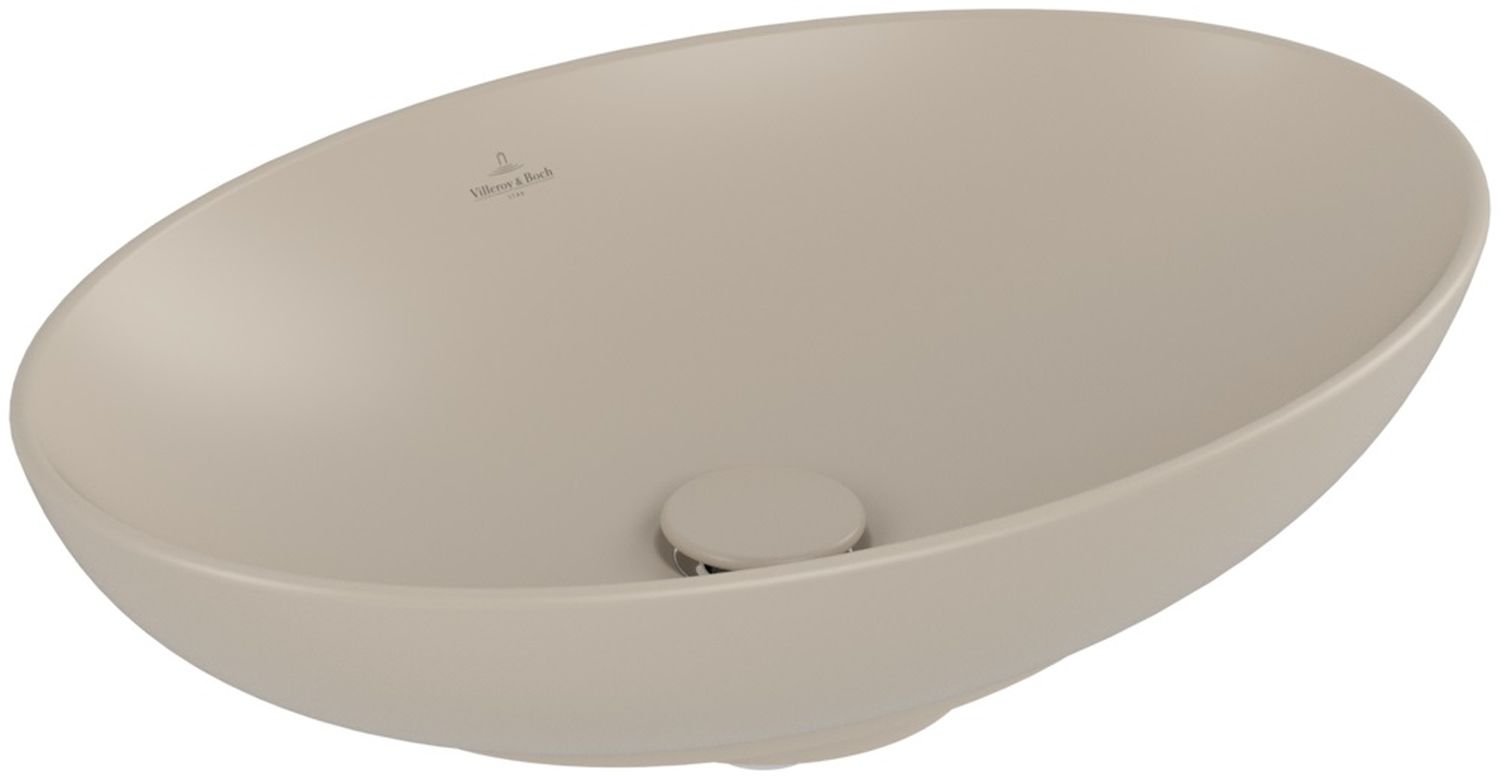 Villeroy & Boch Loop & Friends Waschbecken 56x38 cm oval Aufsatzwaschbecken matte 4A4701AM