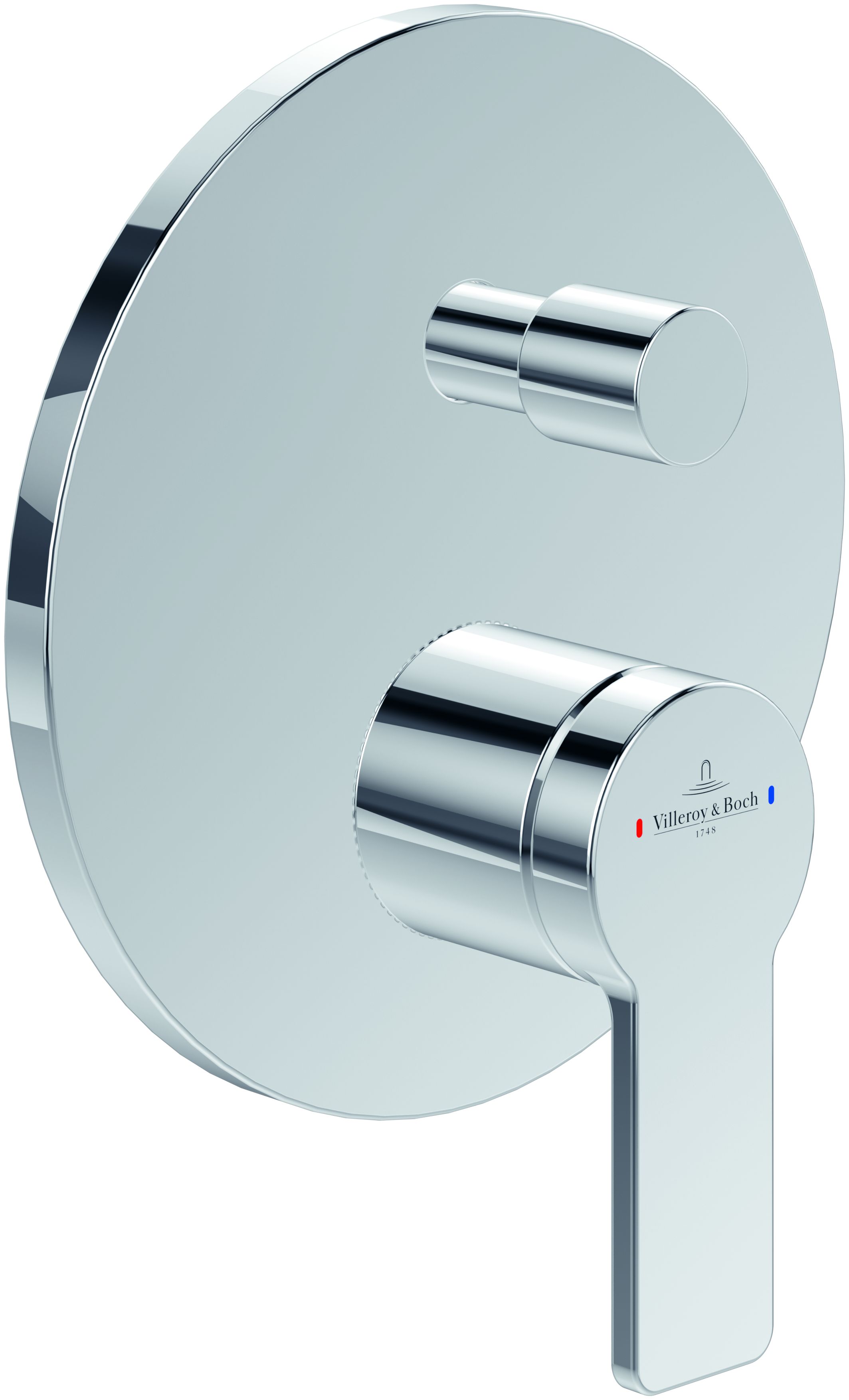 Villeroy & Boch Architectura Badewannen- und Duscharmatur Unterputz chrom TVS10335300061