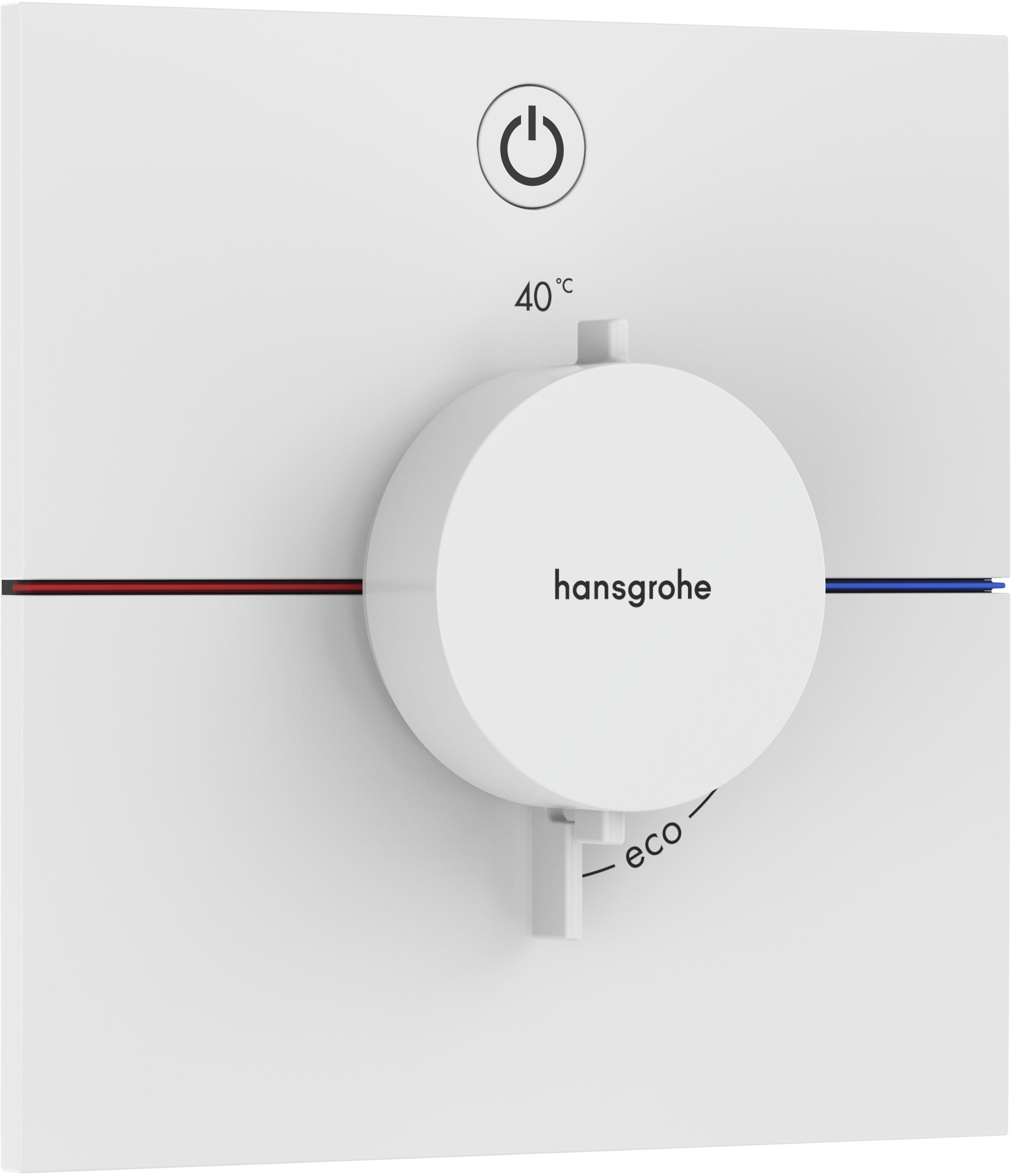 Hansgrohe ShowerSelect Comfort E Duscharmatur Unterputz mit Thermostat weiß 15571700