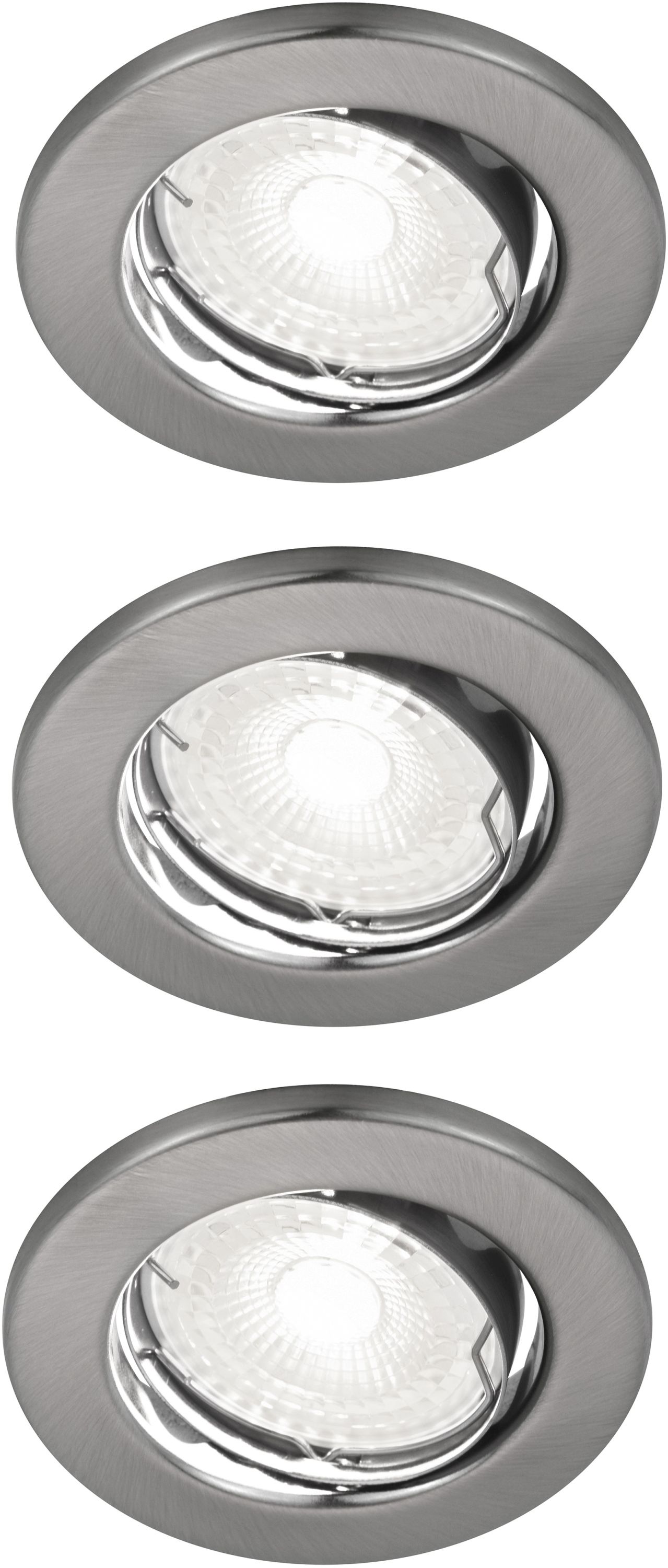 Nordlux Canis Eingebaute Lampe 3x4.7 W nickel 49370155