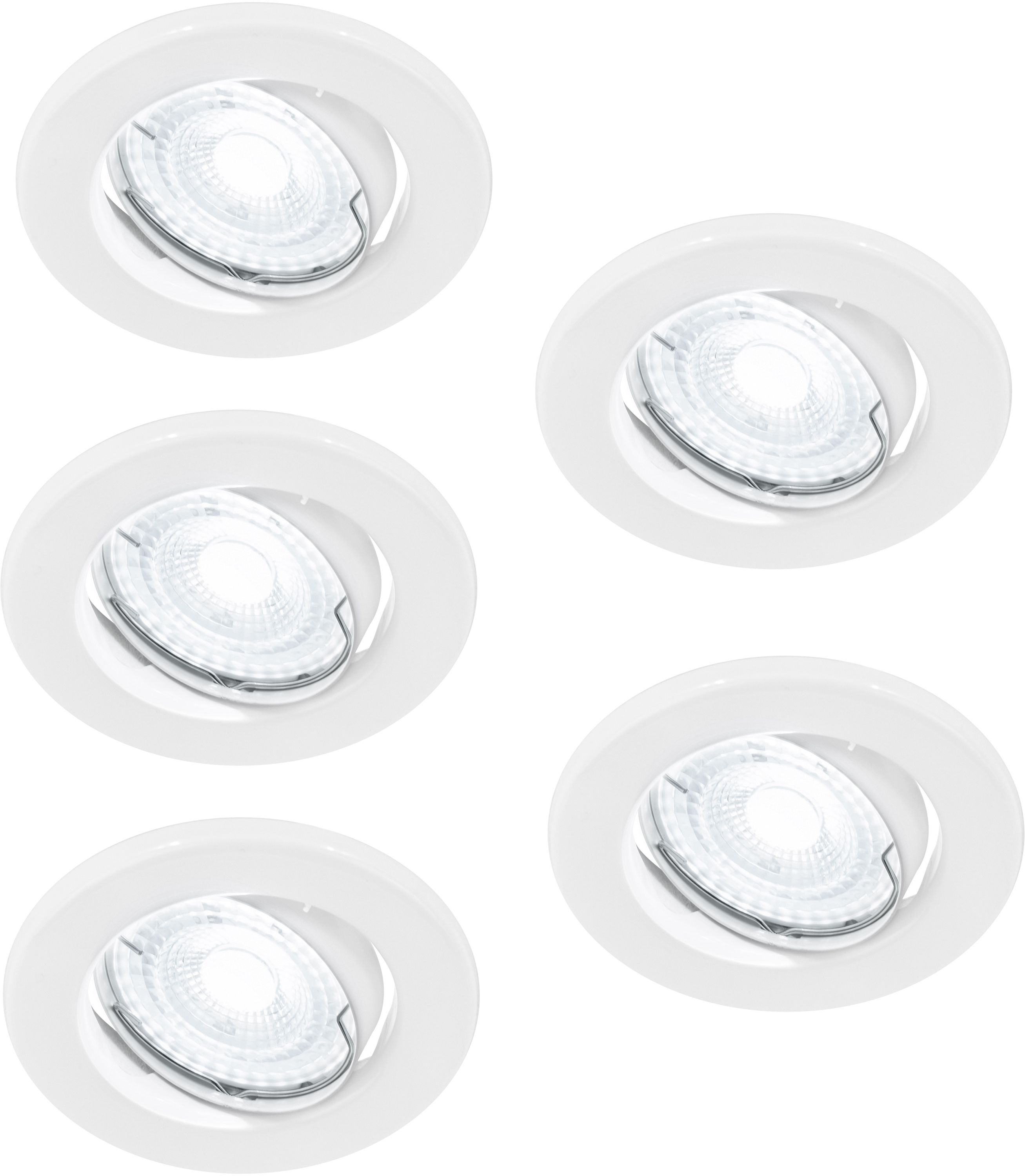 Nordlux Eingebaute Lampe 5x4.7 W weiß 49760101