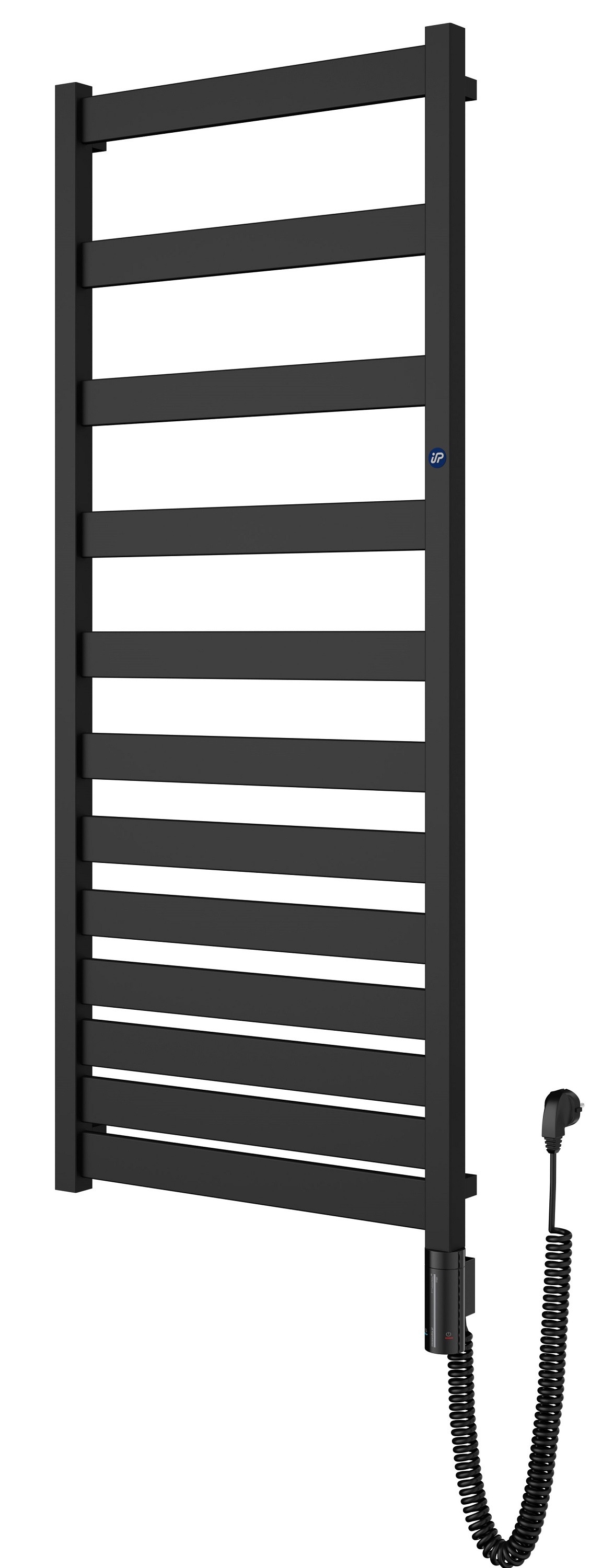 Instal Projekt Belti Electro Elektrischer Heizkörper 120.3x60 cm schwarz BELE-60/120C31+GH-06C2