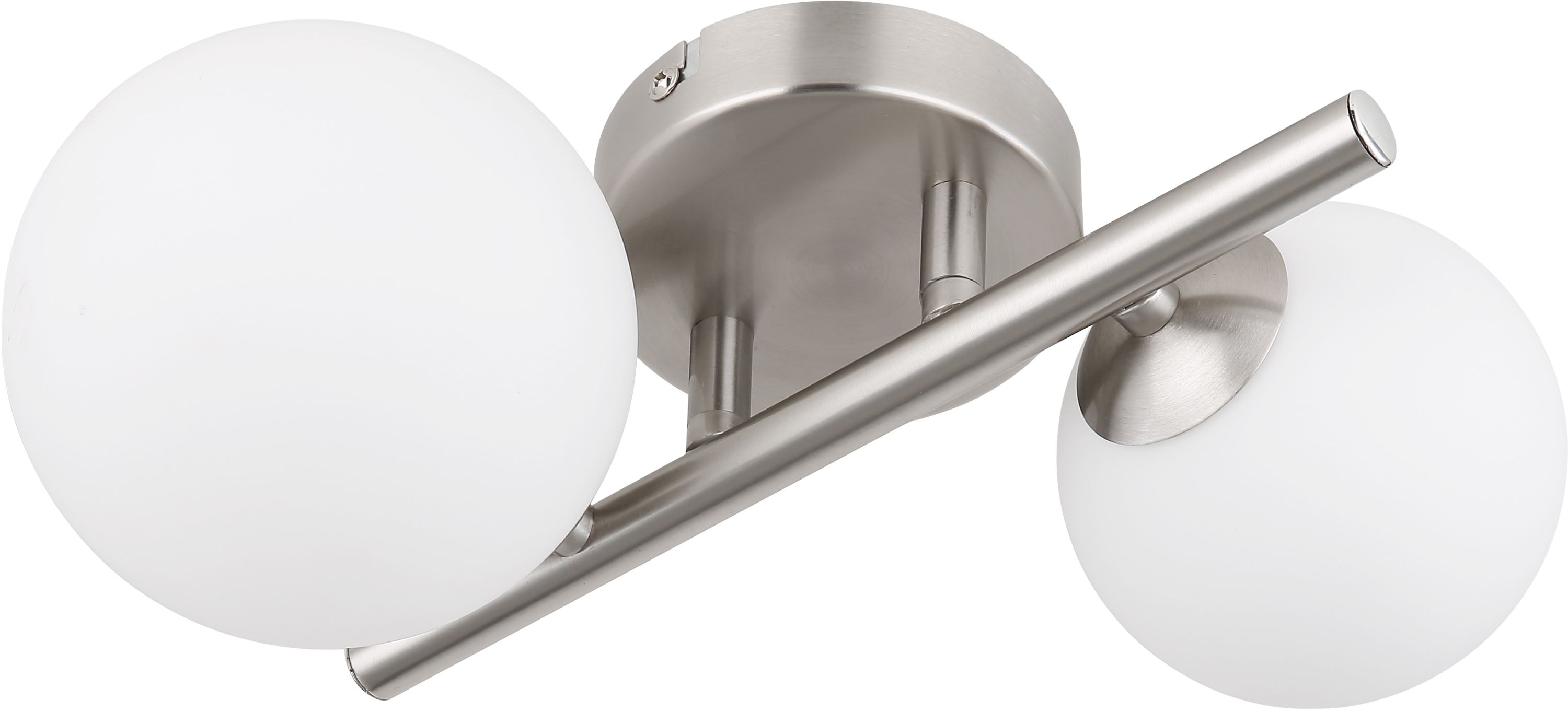 Globo Lighting Riha Wandleuchte 2x3.5 W weiß-nikel 56140-2W