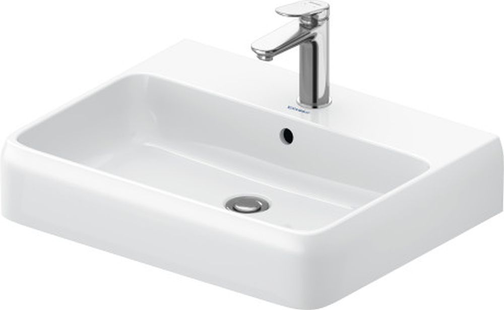 Duravit Qatego Waschbecken 60x47 cm rechteckig Möbel weiß glanz 2382600027