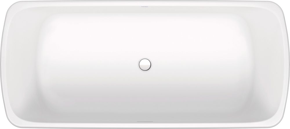 Duravit Qatego Freistehende Badewanne 180x80 cm rechteckig weiß 700911000000000