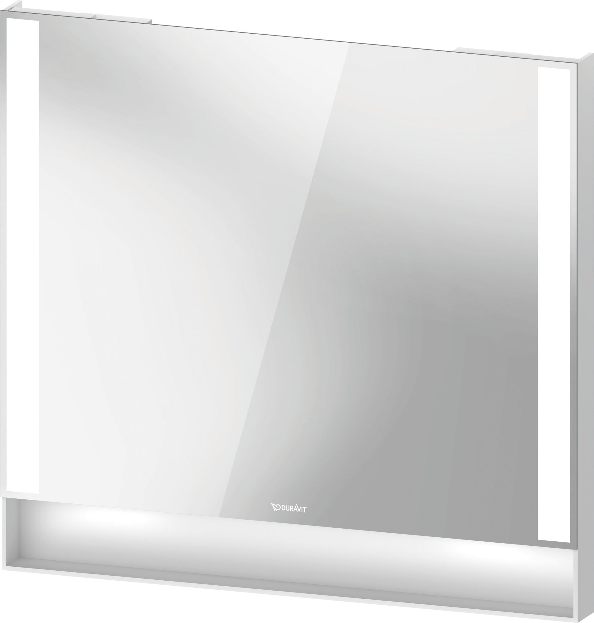 Duravit Qatego Spiegel 80x75 cm rechteckig mit Beleuchtung weiß QA7082018180000