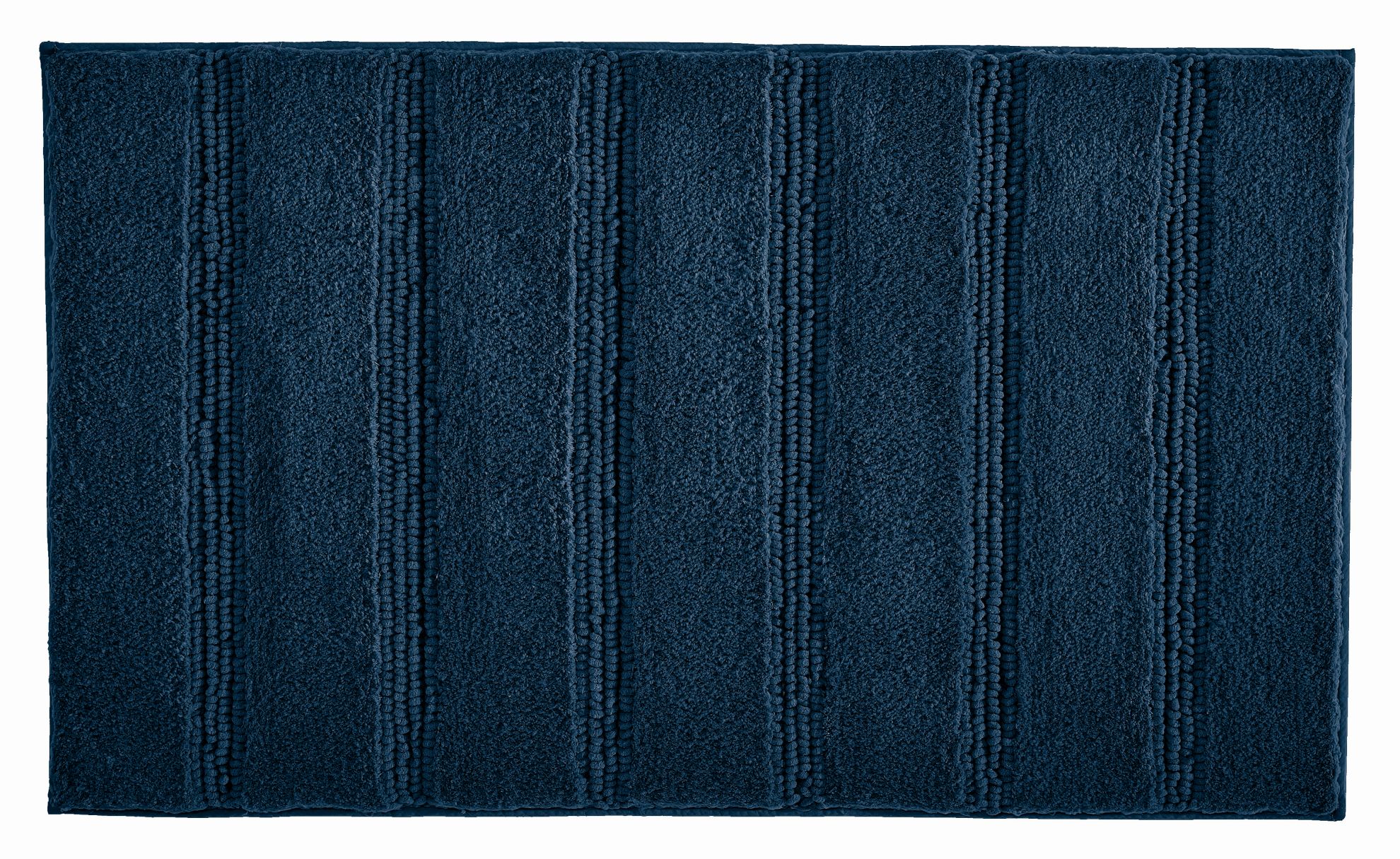Kleine Wolke Monrovia Badteppich 60x60 cm quadratisch marineblau 4094750135