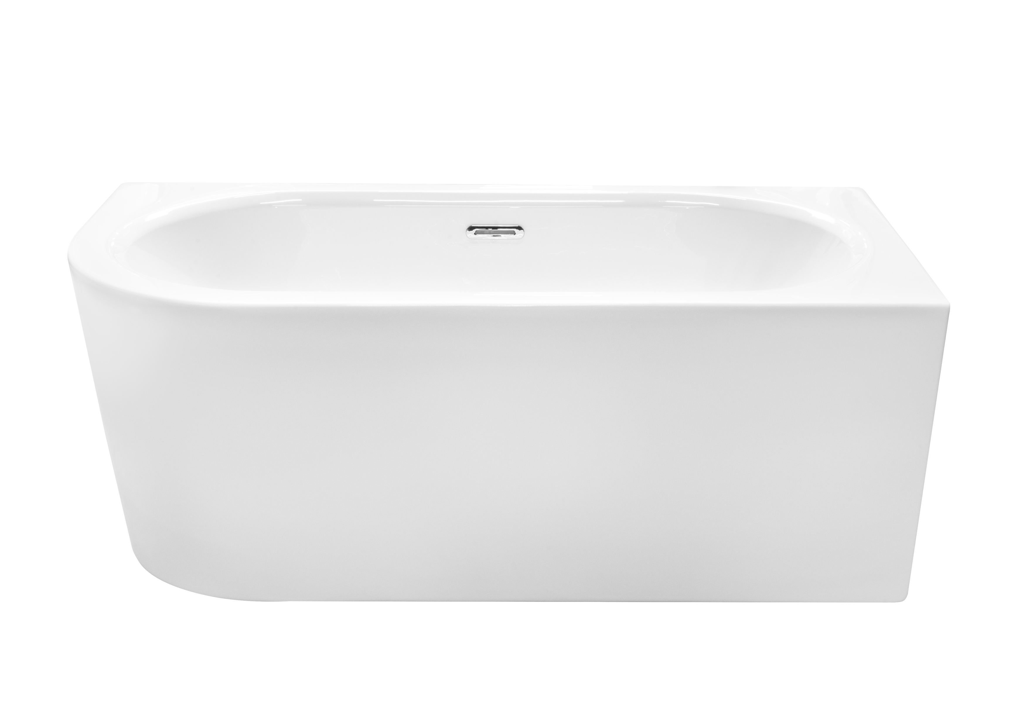 Besco Avita A-Line Vorwand-Badewanne 150x75 cm rechteckig weiß #WAA-150APZS