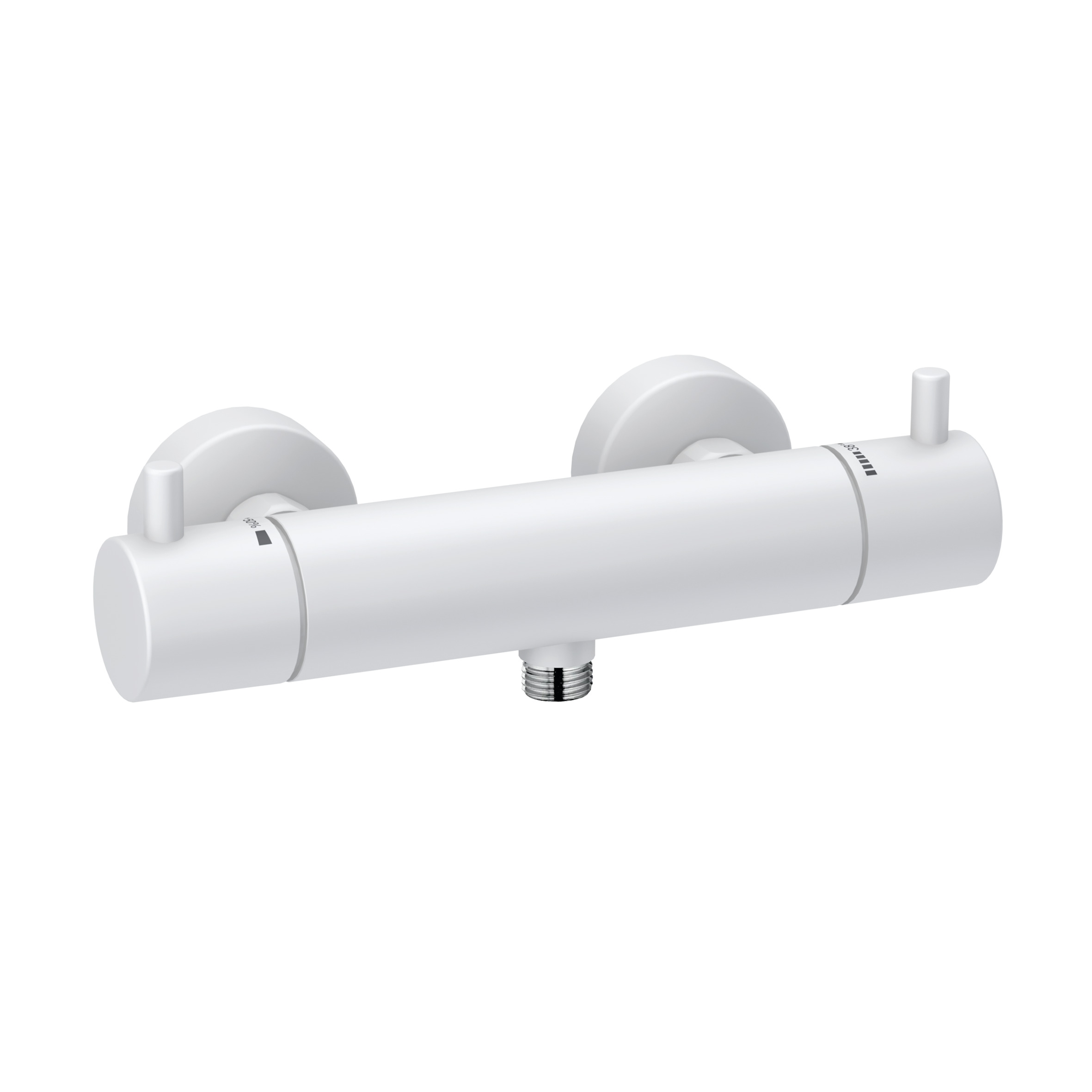 Kludi Bozz Duscharmatur Wandmontage mit Thermostat weiß 352035338