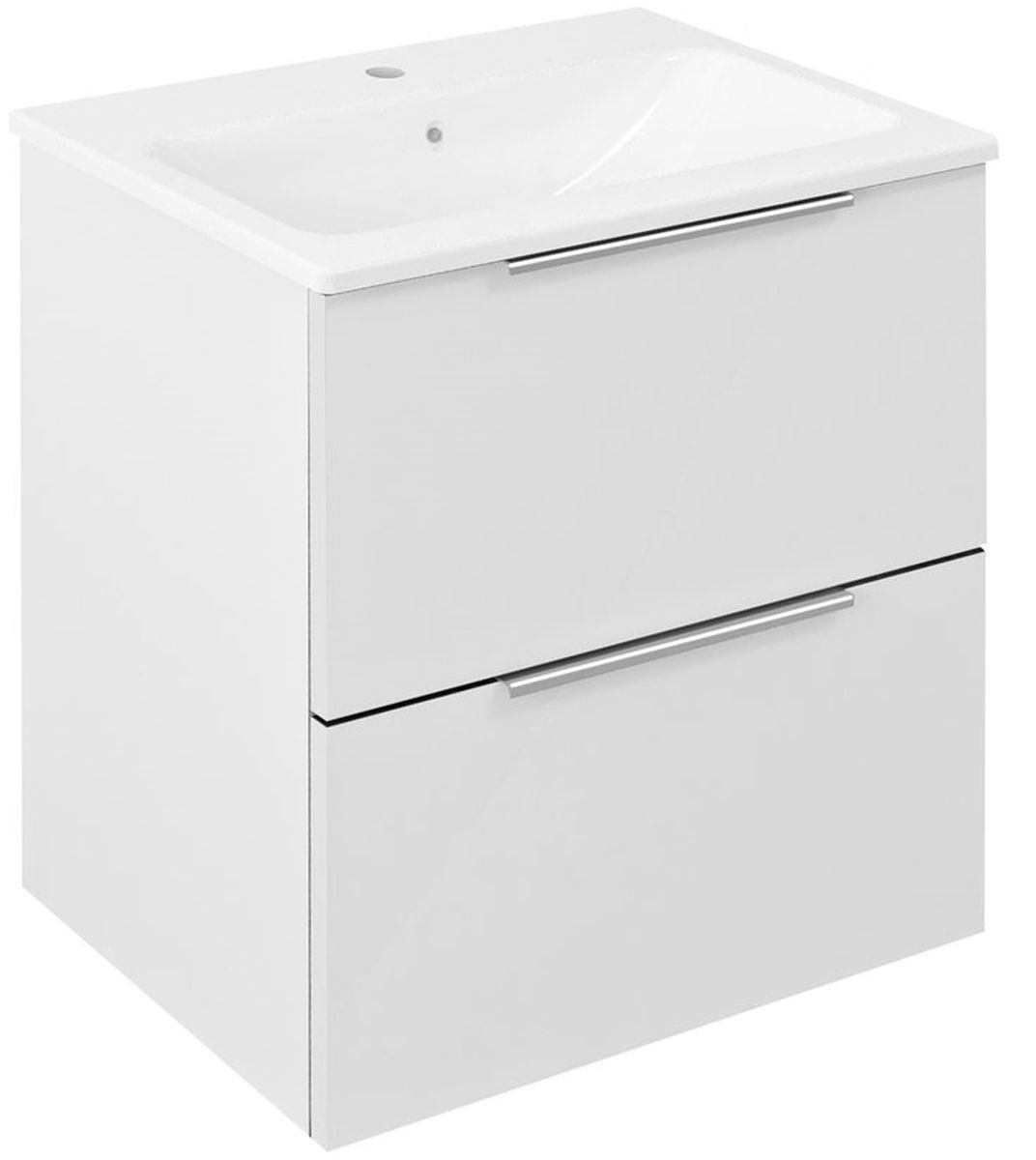 Sapho Carisma Dekorativer Tisch 48x38.9x54 cm Unterschrank hängend weiß CR492-3030