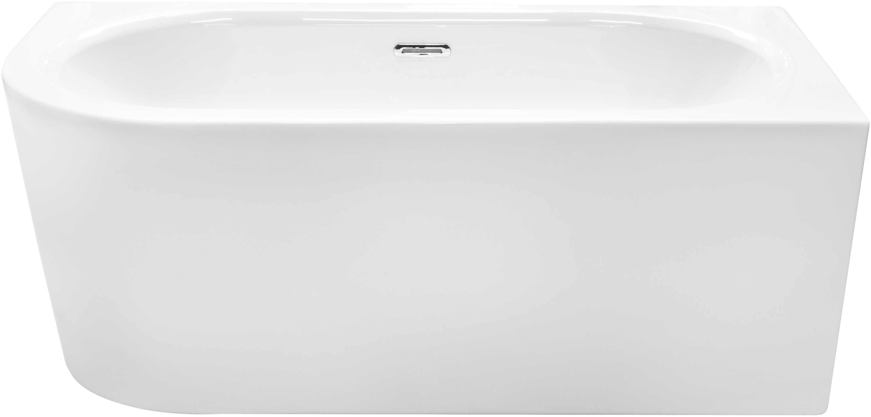 Besco Avita A-Line Vorwand-Badewanne 170x75 cm rechteckig weiß #WAA-170APBS