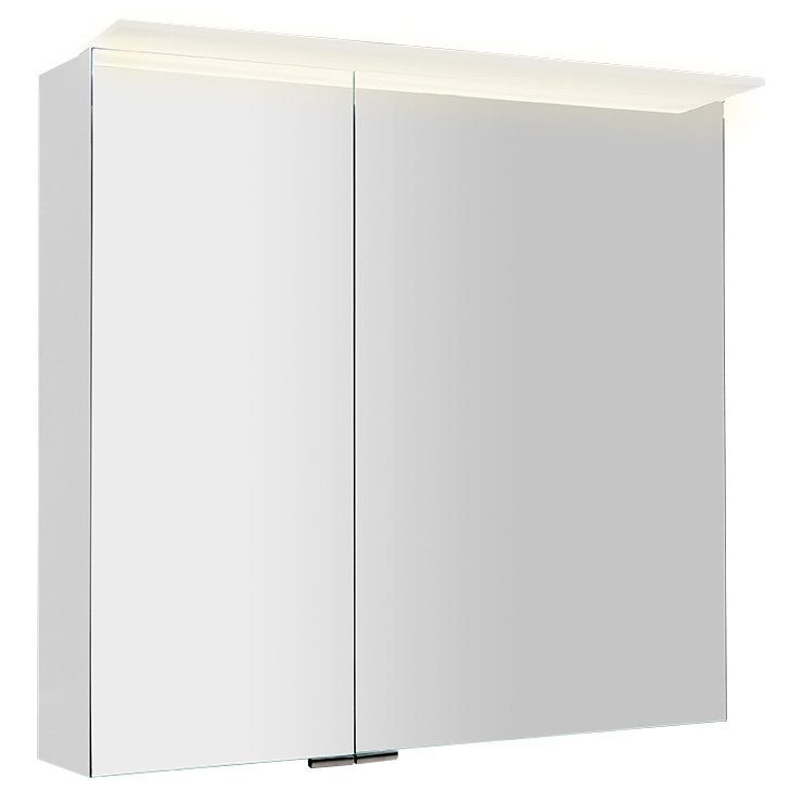 Sapho Linex Badschrank 80x15x70 cm Spiegelschrank weiß LX080-0030
