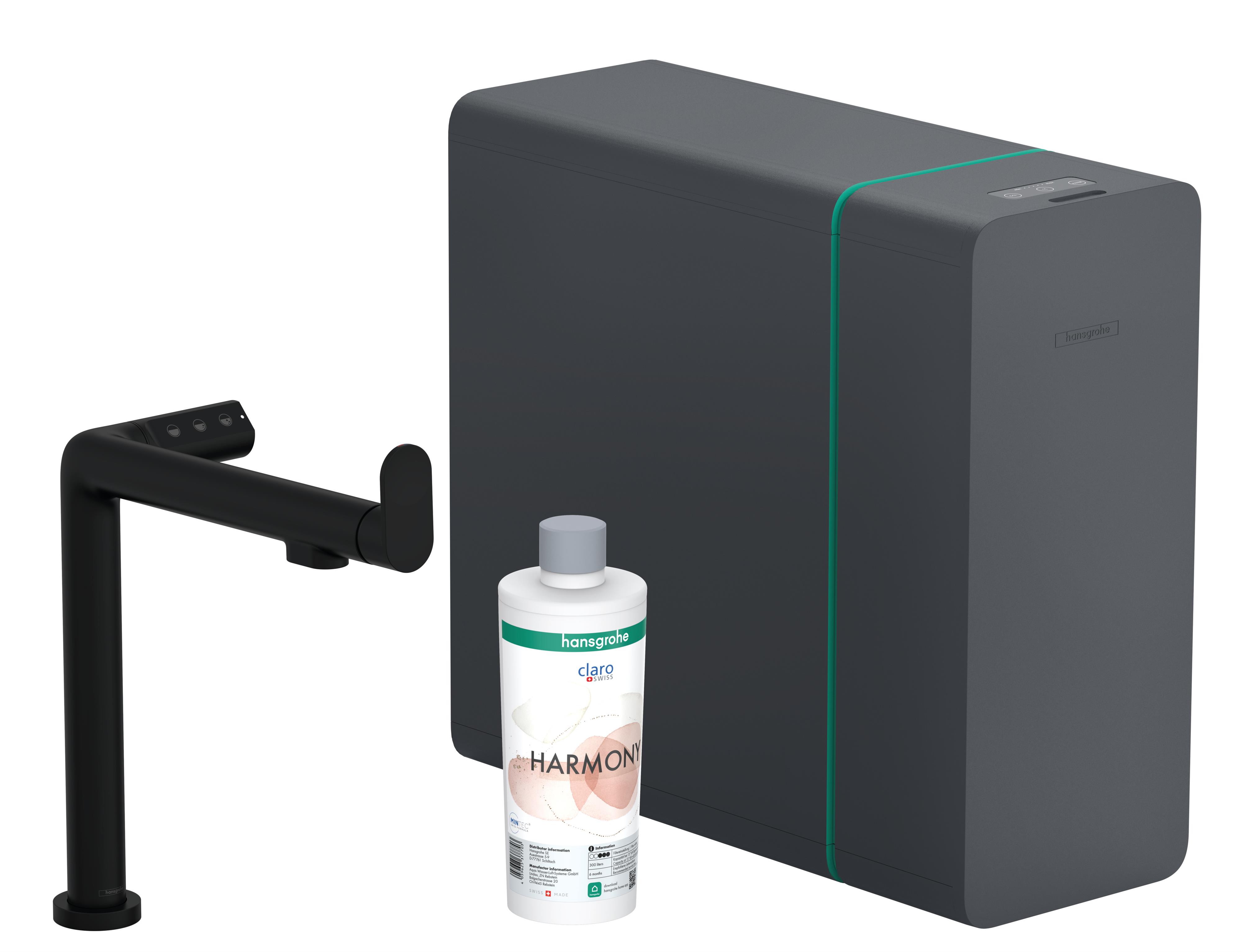 Hansgrohe Aqittura M91 Küchenarmatur mit Filter Stehend schwarz 76837670