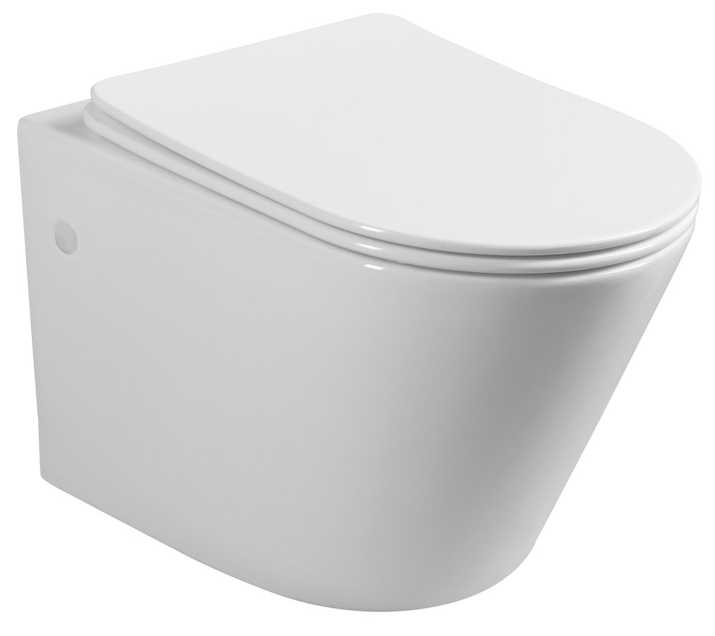 Sapho Paco WC-Becken hängend Spülrandlos weiß PZ1012WR