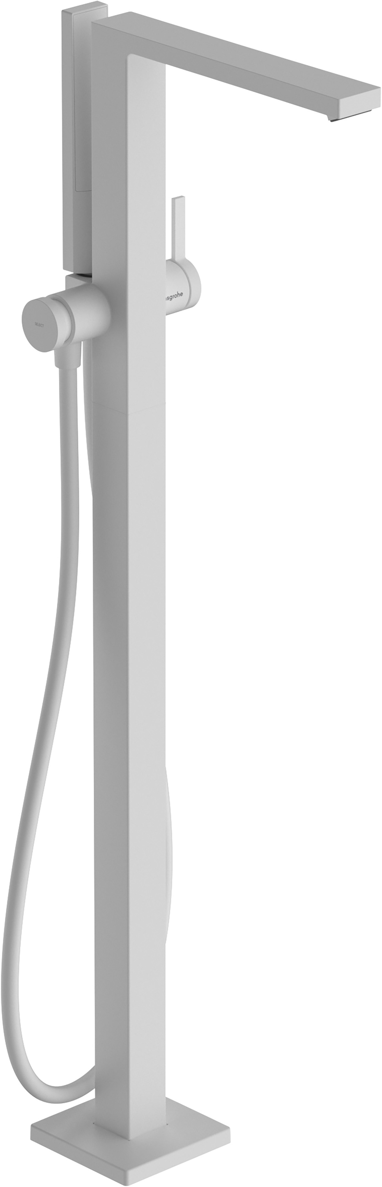 Hansgrohe Tecturis E Badewannen- und Duscharmatur freistehend weiß 73445700