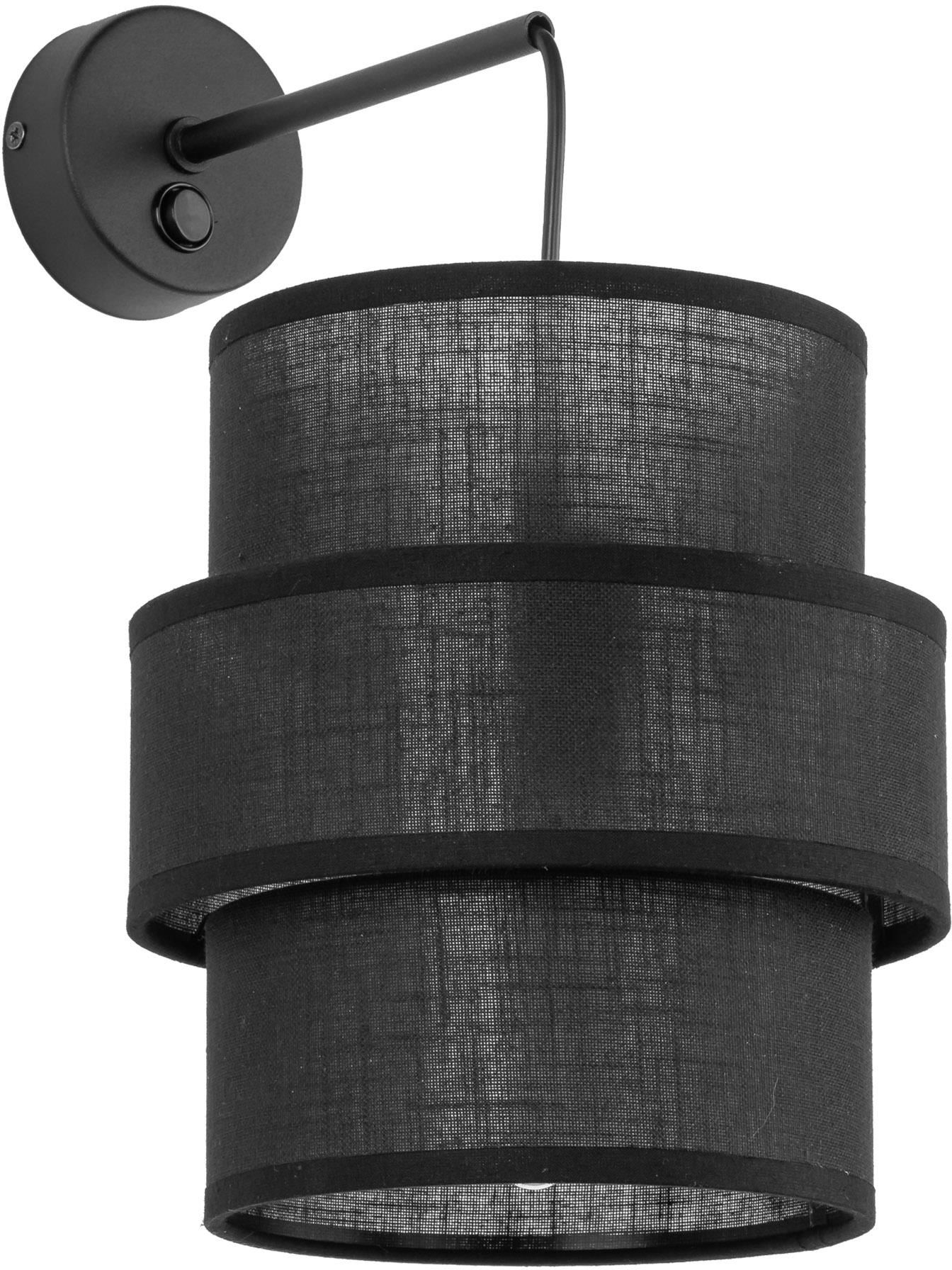 TK Lighting Calisto Wandleuchte 1x15 W schwarz 5955