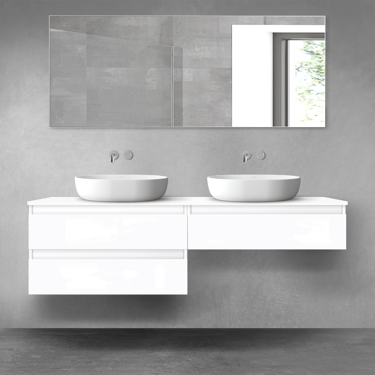 Set Badschrank Oltens Vernal 60003000, Badschrank Oltens Vernal 60010000, 63008000