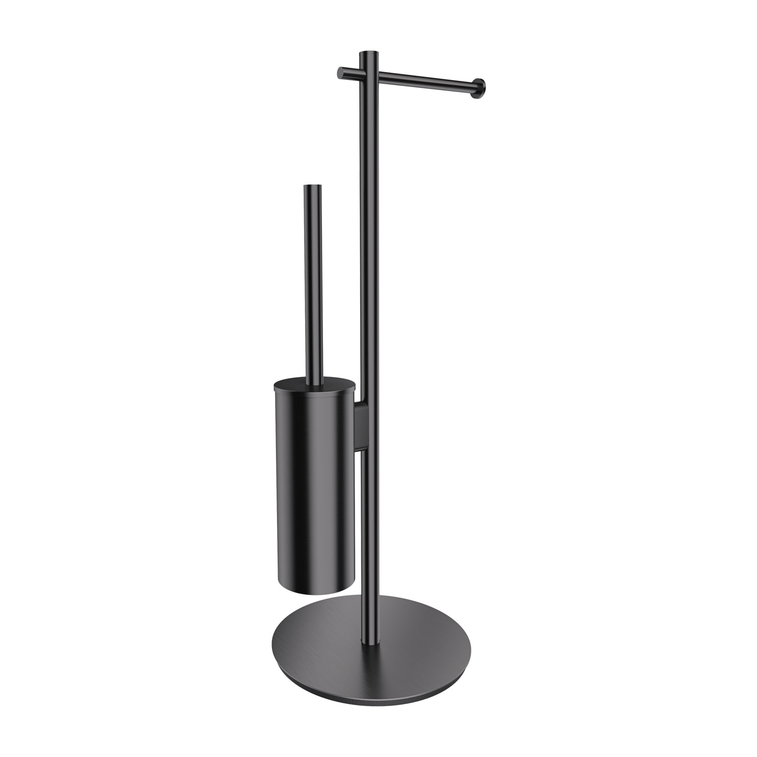 Omnires Modern Project Stehen Sie mit einer Toilettenbürste || MP60810AT