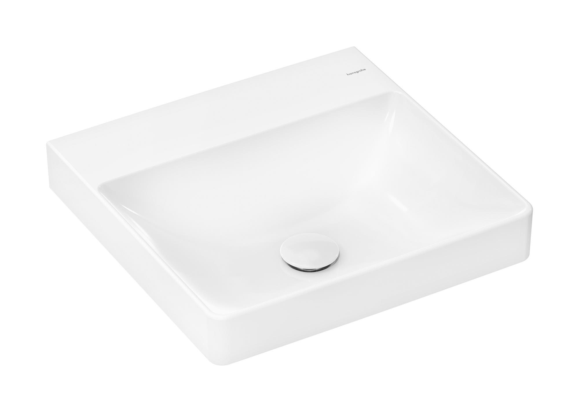 Hansgrohe Xelu Q Waschbecken 50x48 cm rechteckig Klassisch-Möbel weiß glanz 61013450