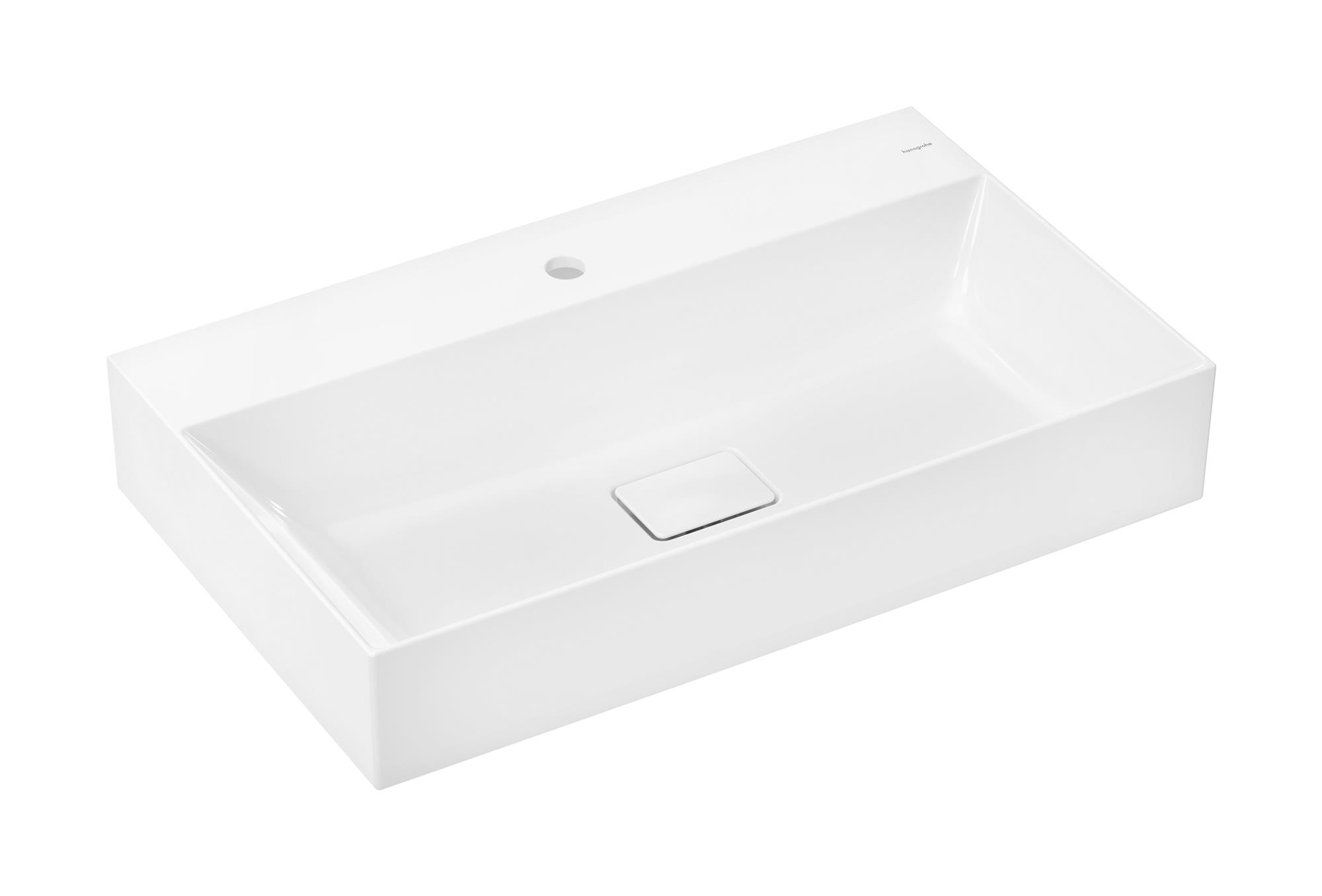 Hansgrohe Xevolos E Waschbecken 80x48 cm rechteckig Klassisch weiß matte 61096450