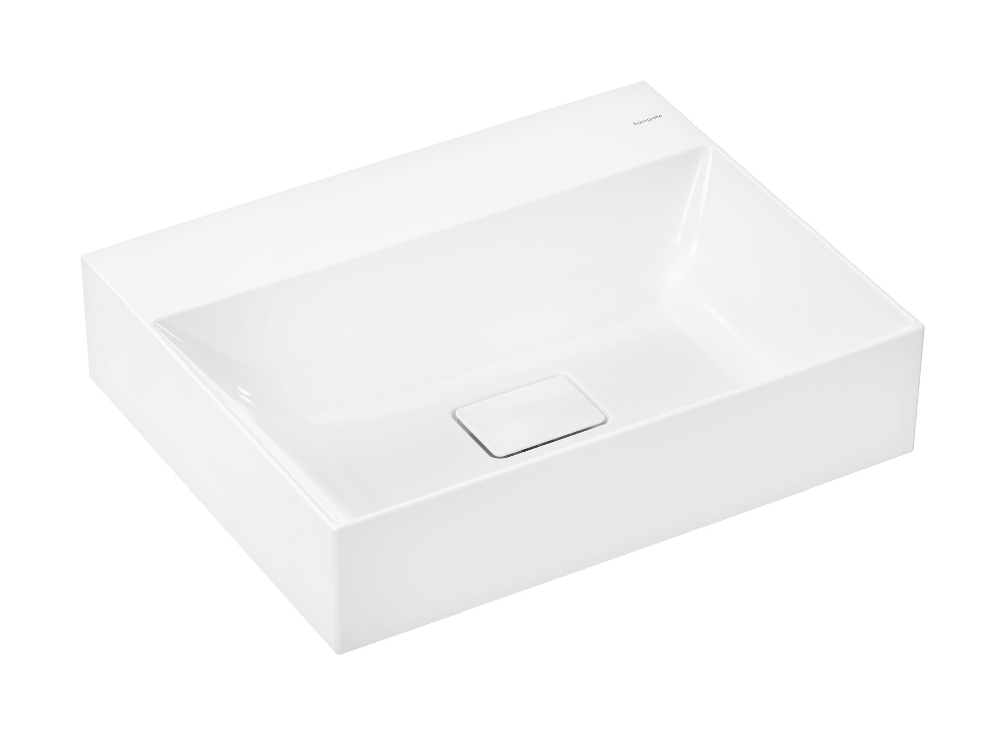 Hansgrohe Xevolos E Waschbecken 60x48 cm rechteckig Klassisch weiß matte 61093450