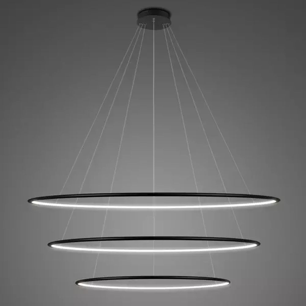 Altavola Design Ledowe Okręgi Pendelleuchte 3x113 W schwarz LA075/P_120_in_4k_black