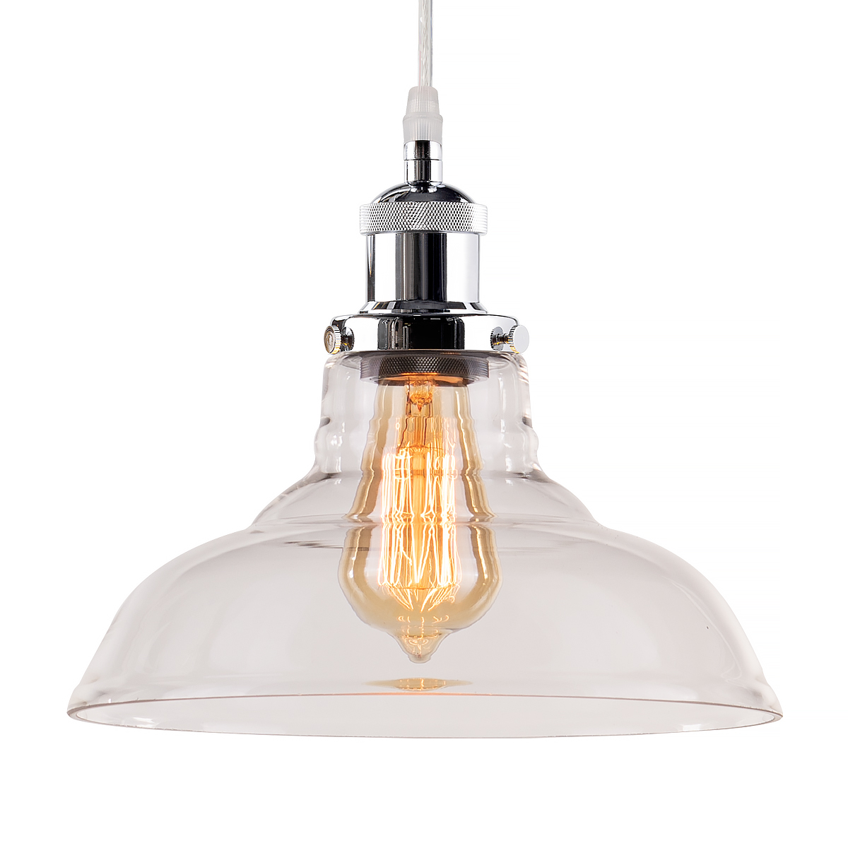 Altavola Design New York Loft Pendelleuchte 1x40 W chrom LA040/P_chrom