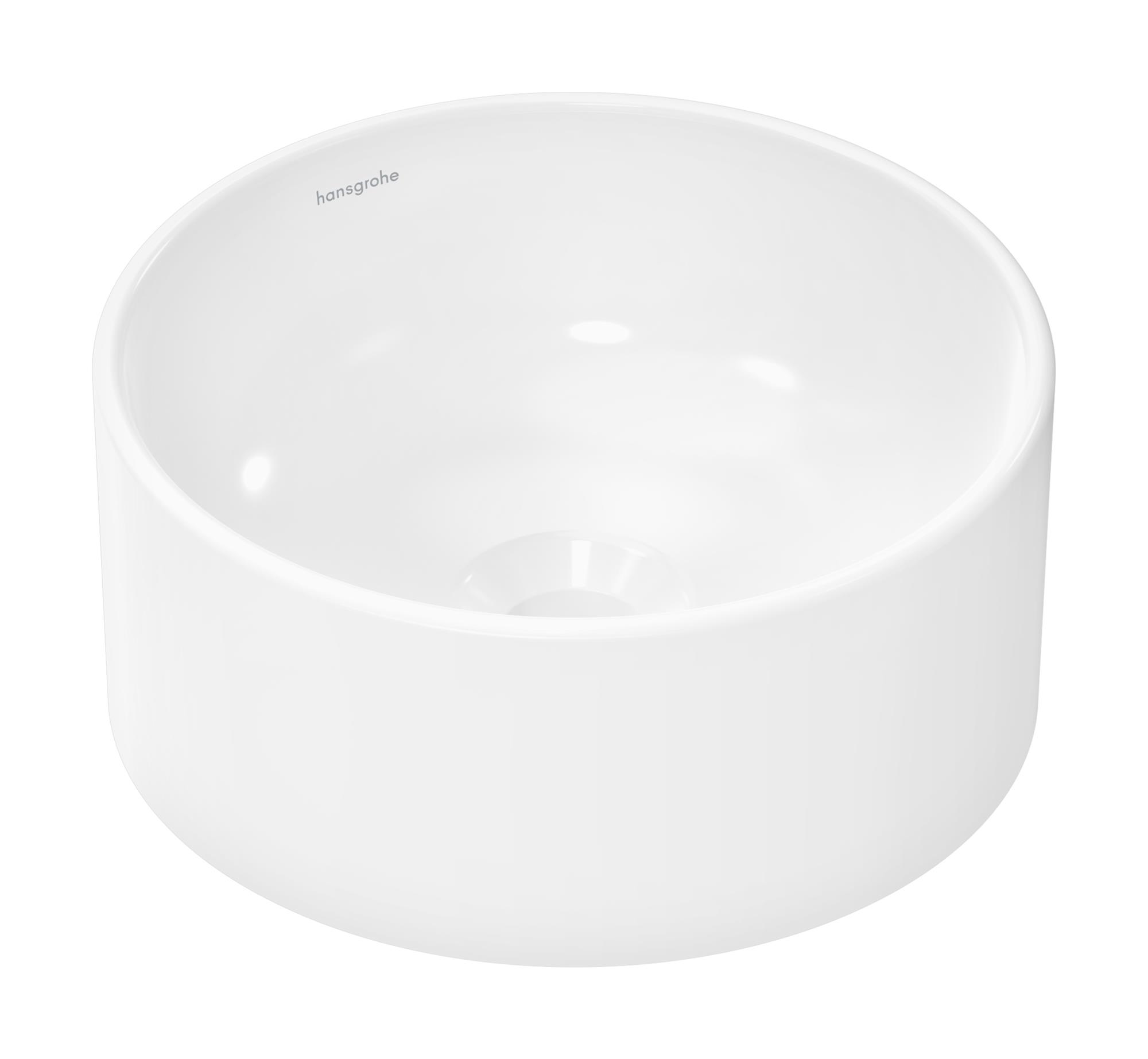 Hansgrohe Xuniva S Waschbecken 30x30 cm rund Aufsatzwaschbecken weiß glanz 61070450