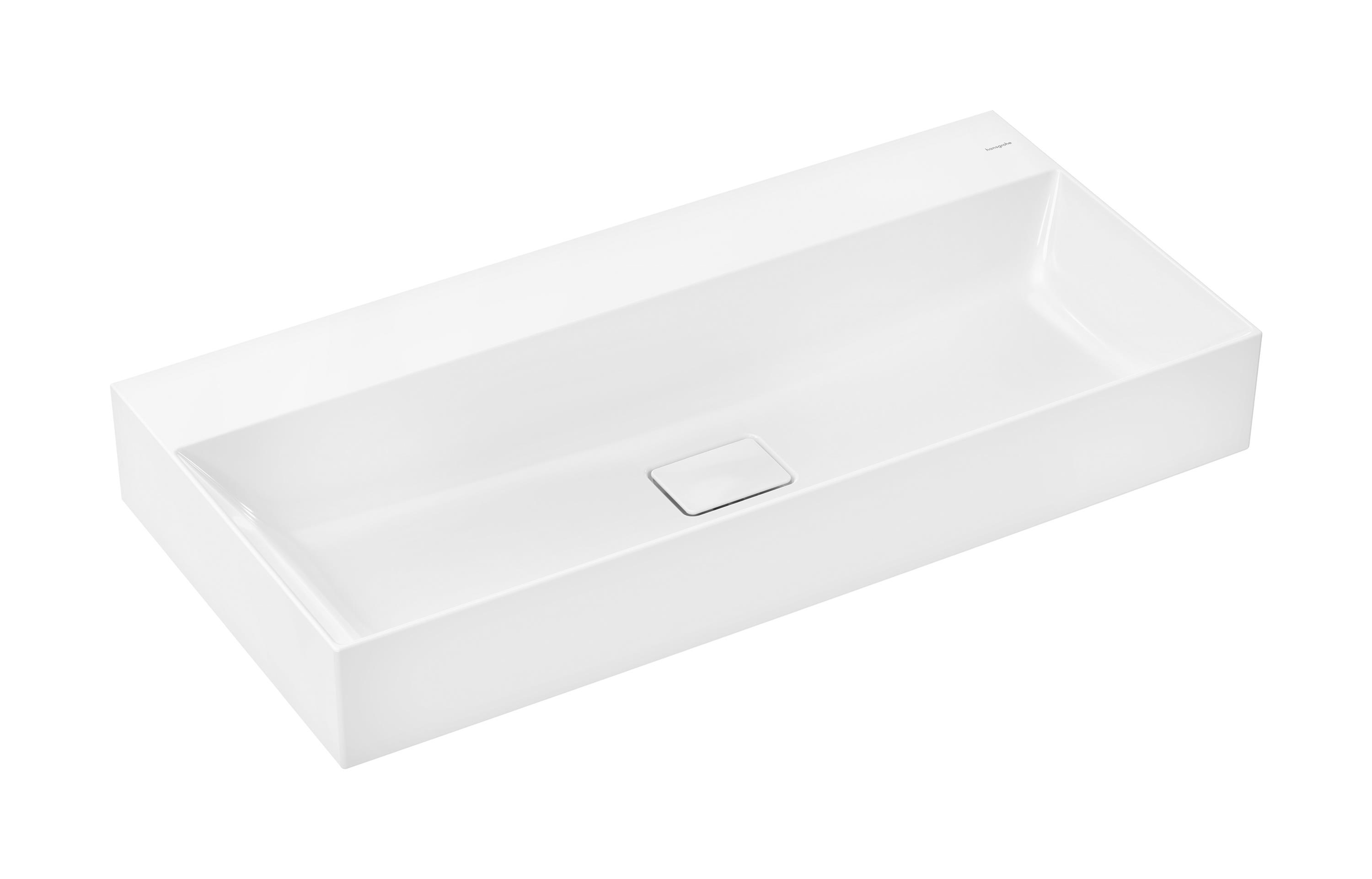 Hansgrohe Xevolos E Waschbecken 100x48 cm rechteckig Klassisch-Möbel weiß glanz 61101450