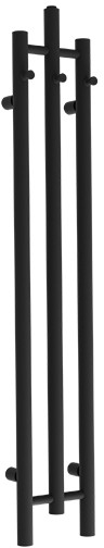 LaVita Calentador Badheizkörper dekorativ 120x20.5 cm schwarz 5904194692193