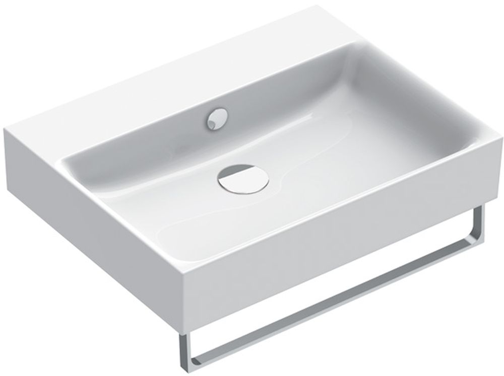 Catalano New Premium Waschbecken 60x47 cm rechteckig Klassisch-Aufsatzwaschbecken weiß glanz 0220600001