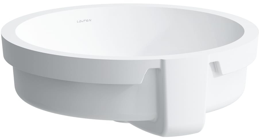 Laufen Living City Waschbecken 40x40 cm rund Unterbauwaschbecken weiß glanz H8134380001091