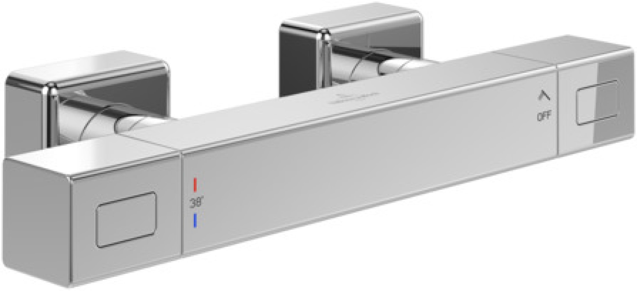 Villeroy & Boch Universal Taps & Fittings Duscharmatur Wandmontage mit Thermostat chrom TVS00001800061