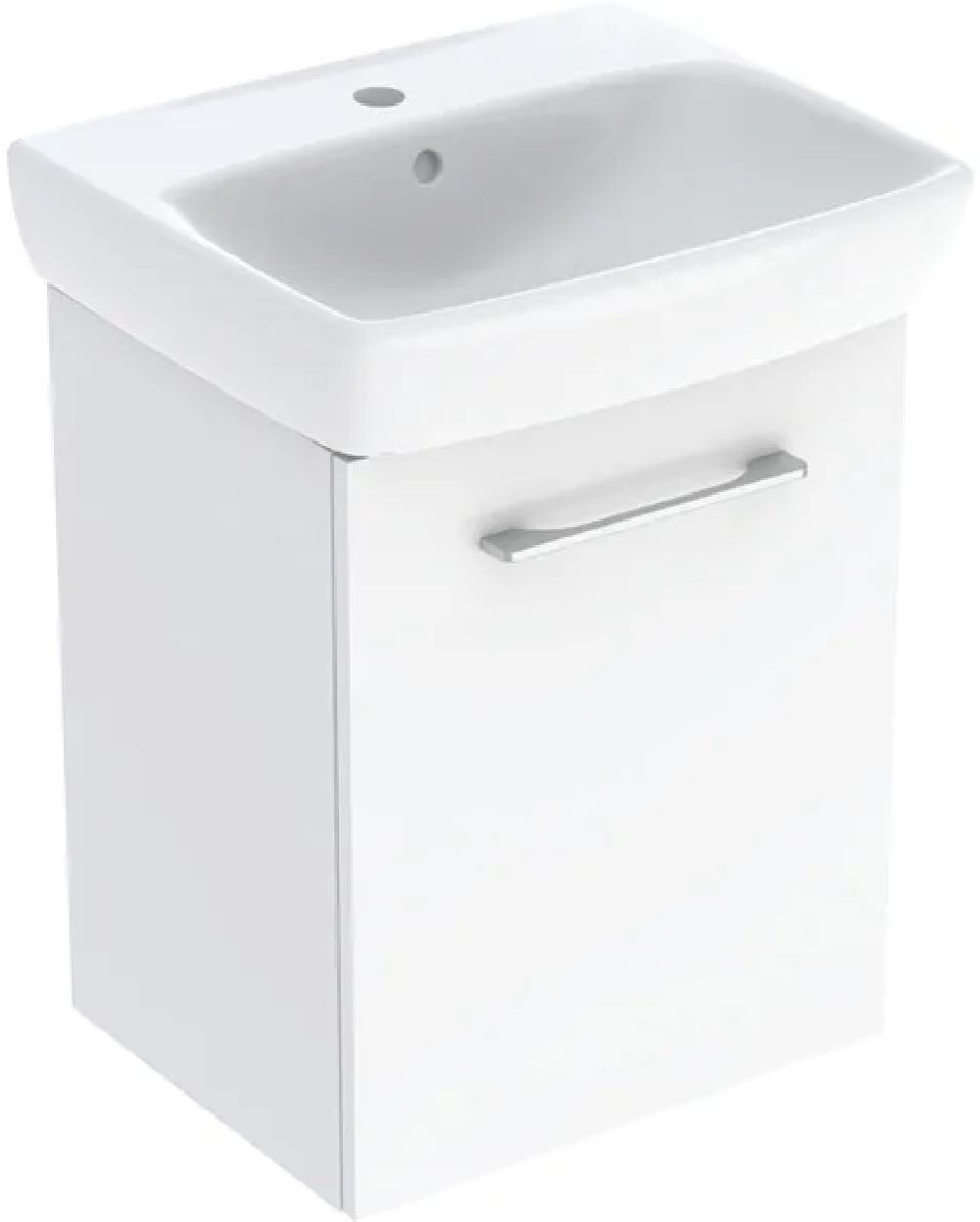 Geberit Selnova Square Waschtisch mit Unterschrank 50 cm weiß 502.750.00.1